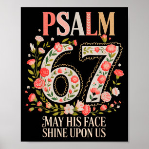 Poster Camisa Salmo 67 Ilumine Seu Rosto