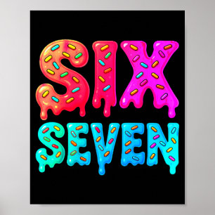 Poster Camisa Six Seven Meme 67 Srts Para Meninos Meninas