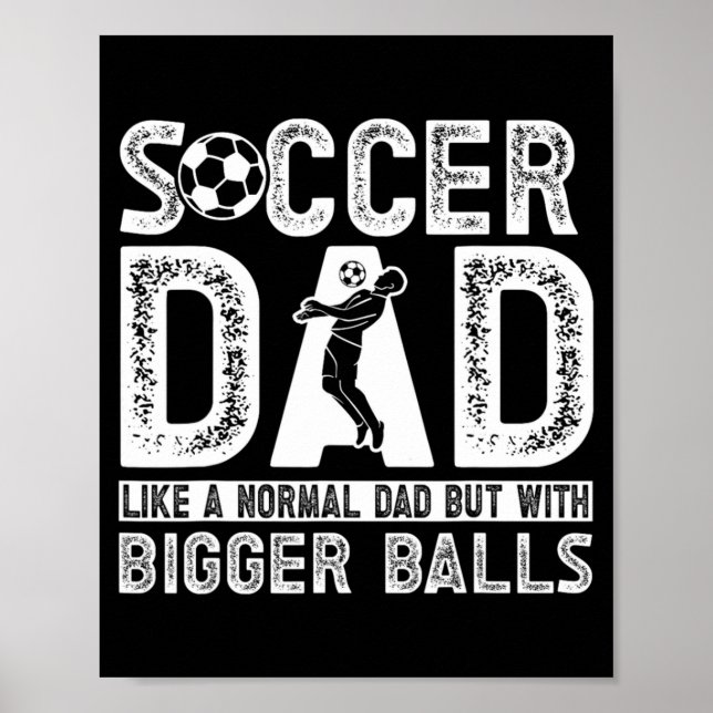 Poster Camisa Soccer Dad 11  (Frente)