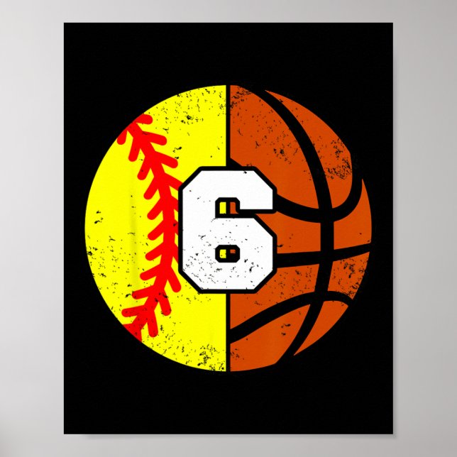 Poster Camisa Softll Sketll Número 6 Divertida para Anive (Frente)