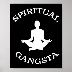 Poster Camisa Spiritual Gangsta - Roupas engraçadas de Io