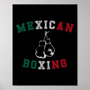 Poster Camisa T in a box mexicana - Estilo de Vintage com
