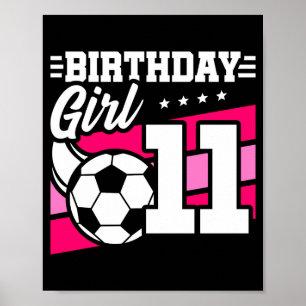 Poster Camisa T S de Futebol de Futebol de 11 Anos de Ida