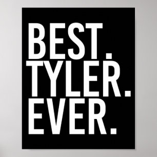 Poster Camisa Tyler Engraçada Presente para Homens e Pais