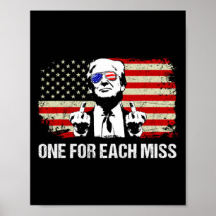 Poster Camisa Um Trump Para Cada Trump Perdido Vote Trump