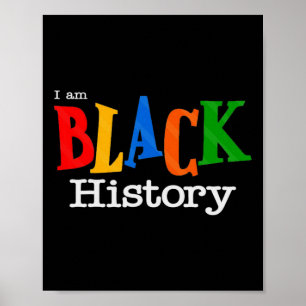 Poster Camisa Vintage do Mês da História Negra Punho Femi