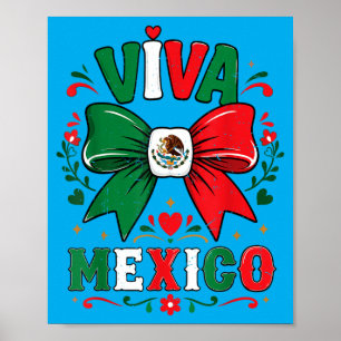 Poster Camisa Viva México Menina Bebê Bandeira Mexicana