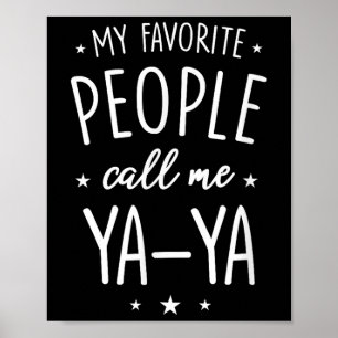 Poster Camisa Ya-ya Presente_ Minhas Pessoas Favoritas Me