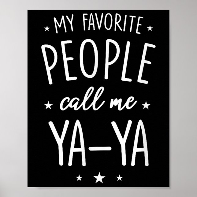Poster Camisa Ya-ya Presente_ Minhas Pessoas Favoritas Me (Frente)