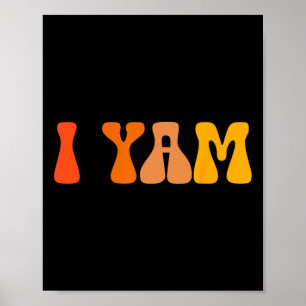 Poster Camisas de Ação de Graças Casais Batata Doce I Yam