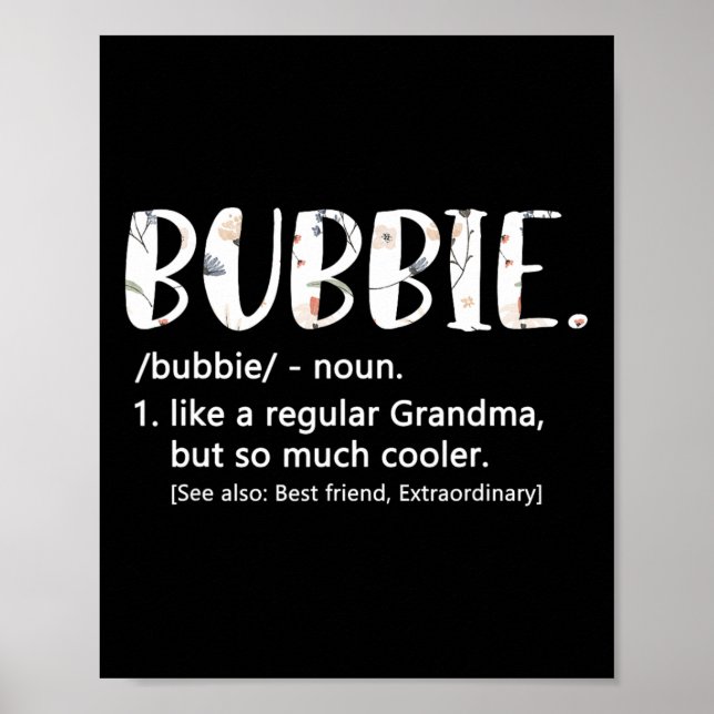 Poster Camisas De Bubbie Para Mulher Dia de as mães Ideia (Frente)