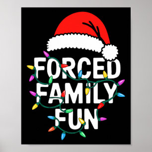 Poster Camisas de diversão com a família forçada Homens M