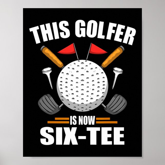 Poster Camisas De Golfe De Aniversário Para Golfistas De  (Frente)