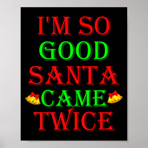 Poster Camisas De Natal Inadequadas Uni Adulto Sma Preto