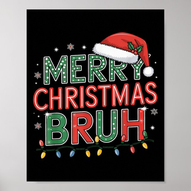 Poster Camisas De Natal Para Crianças Meninos Mulheres Fe (Frente)