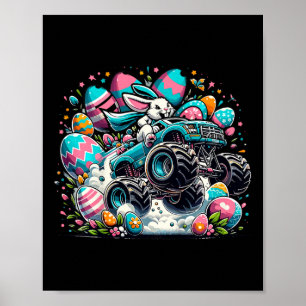Poster Camisas de Páscoa fofas para meninos Bunny Todd