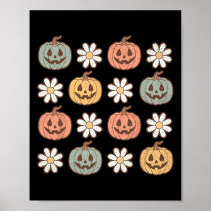 Poster Camisas De Queda Mulheres Vintage Pumpkin Autumn G