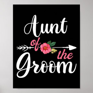 Poster Camisas de Tia do Noivo para Mulheres