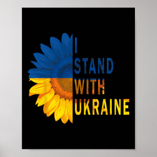 Poster Camisas do Sol Ucrânia Bandeira Eu Apoio a Ucrânia