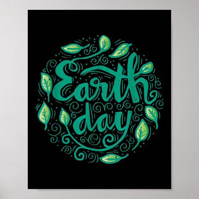 Poster Camisas Felizes No Dia Da Mãe Terra Para Homens, M (Frente)