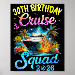 Poster Camiseta 30º Aniversário Cruzeiro Equipe Cruising