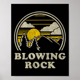Poster Camiseta Blowing Rock North Carolina Nc Vintage Hi