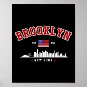 Poster Camiseta Brooklyn Ney York Est 1816