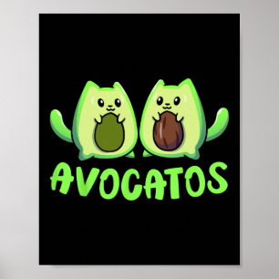 Poster Camiseta Cinco De Mayo Engraçada Meow Avogato Gato