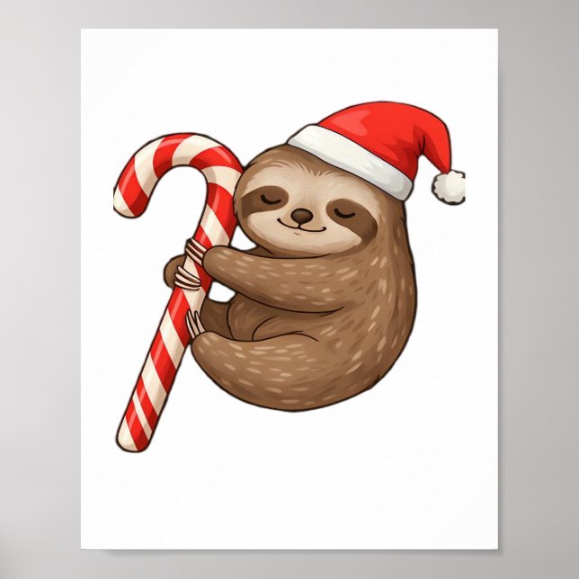 Poster Camiseta Clássica de Abraço da Lama de Natal (Frente)