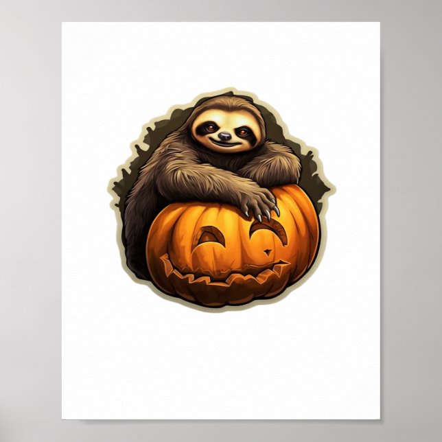 Poster Camiseta Clássica de Hallloween (Frente)