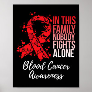 Poster Camiseta de Apoio Familiar Conscientização sobre C