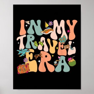 Poster Camiseta de Aventura de Avião na Minha Era de Viag