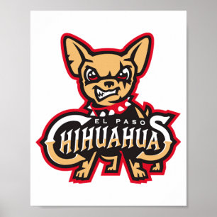 Poster Camiseta de beisebol Chihuahuas El Pas0 