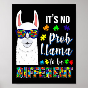 Poster Camiseta de conscientização sobre autismo de anima