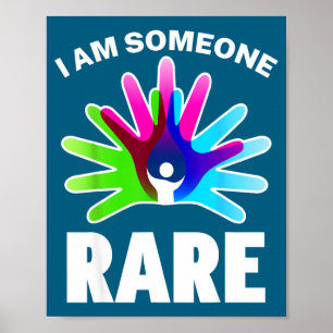 Poster Camiseta de Conscientização sobre Doenças Raras -