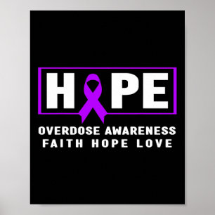 Poster Camiseta de Conscientização sobre Overdose - Esper