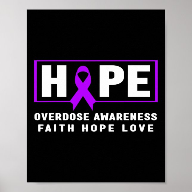 Poster Camiseta de Conscientização sobre Overdose - Esper (Frente)