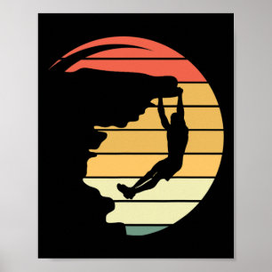 Poster Camiseta de Escalada em Rocha Gráfica Aventura 