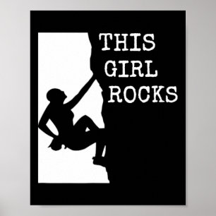 Poster Camiseta de Escaladora Feminina Essa Garota é Doid