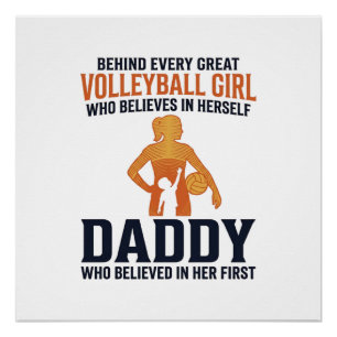 Póster Camiseta de Gravura Vintage de Papai de Menina de 