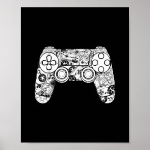 Poster Camiseta de Jogador Camisetas de Jogos para Homens