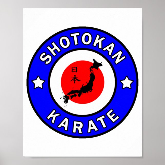 Poster Camiseta de Karate Kyokushin  (Frente)