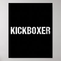 Camiseta de Kickboxer de Treino de Kickboxing