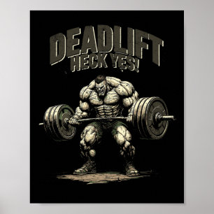 Poster Camiseta de Motivação para Treino de Musculação Gy