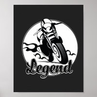 Camiseta de Moto Legend