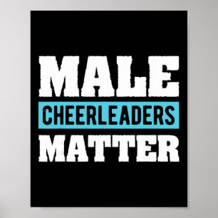 Poster Camiseta de Presente de Cheerleading para Homens C
