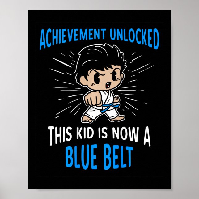 Poster Camiseta de presente para estudante de karatê infa (Frente)