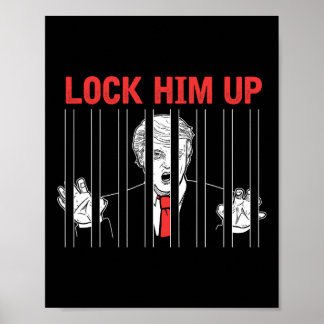 Poster Camiseta de Protesto Anti-Trump 'Prendê-lo'