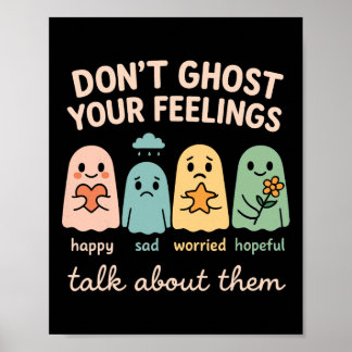 Poster Camiseta de Psicólogo Escolar de Halloween Não Ass