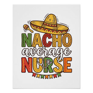 Póster Camiseta Do Dia Cinco De Mayo Do Enfermeiro Médio